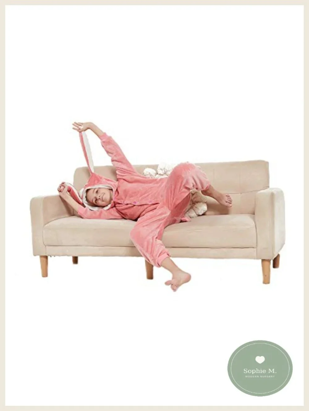 Kids Bunny Onesie Pajamas Fleece Cosplay Costume